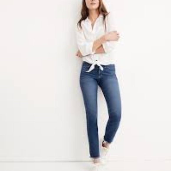 Madewell Denim - Madewell Slim Straight Jeans Raw-Hem Edition